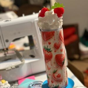 Strawberry Delight Party Tumbler